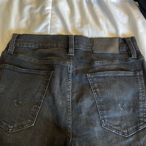 Hudson Blake Slim Straight Black Jeans size 30, 32L - Picture 16 of 16
